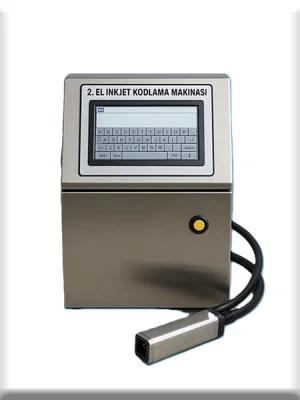 2. EL INKJET tarih kodlama makinaları